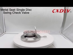 একক প্লেট ওয়েফার সুইং চেক ভালভ শূন্য লিক