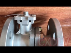 বৈদ্যুতিক অ্যাকচুয়েটর উচ্চ চাপ সম্পূর্ণ পোর্ট টু পিস বল ভালভ ডাবল ফ্ল্যাঞ্জ শেষ