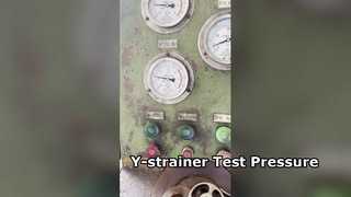 শরীরের শেল জন্য DN125 PN16 Y- স্ট্রেনার টেস্ট চাপ