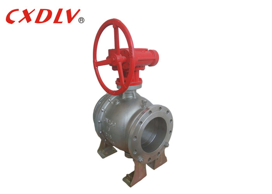 Flanged End Trunnion মাউন্ট করা বল ভালভ কাস্ট স্টিল PN16 DN150 DN200