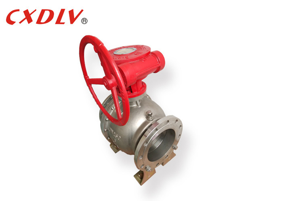Flanged End Trunnion মাউন্ট করা বল ভালভ কাস্ট স্টিল PN16 DN150 DN200