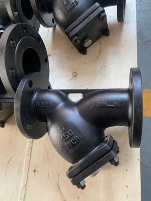 স্টেইনলেস স্টীল Y-strainer flanged শেষ CF8/CF8M DN 100 ফ্ল্যাঞ্জ সংযোগ