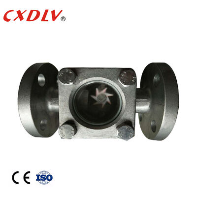 Double Flange Flanged Sight Glass Sight With propeller Flow Indicator for Industrial with ANSI Pressure Rating
