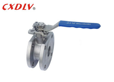 উচ্চ প্ল্যাটফর্ম CF8 SS304 DN50 ইতালি ওয়েফার 1 পিস বল ভালভ একচুয়েটরs দ্বারা ড্রাইভিং
