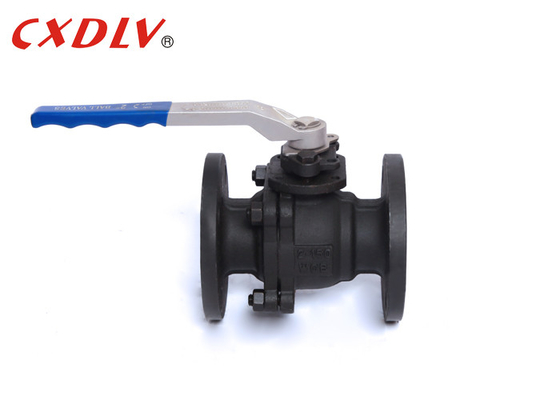 DIN PN16 WCB ফ্ল্যাঞ্জড বল ভালভ 2PC স্টেইনলেস স্টিল