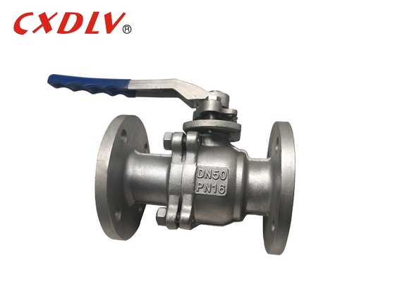 DN50 DN 100 স্টেইনলেস স্টীল বল ভালভ CF8/CF8M ফ্ল্যাঞ্জযুক্ত সংযোগ শরীর PN10/16 শেষ