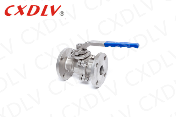 CF8 তেল এবং অন্যান্য তরল জন্য RPTFE বা Develon আসন উপাদান সঙ্গে Flanged বল ভালভ