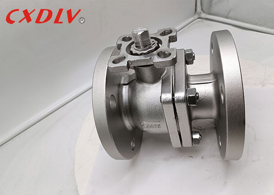 ২পিসি বল ভালভ ১.৪৪0৯ বডি PTFE সিট, ব্যার স্টেম, ফ্লোটিং বল DIN PN16