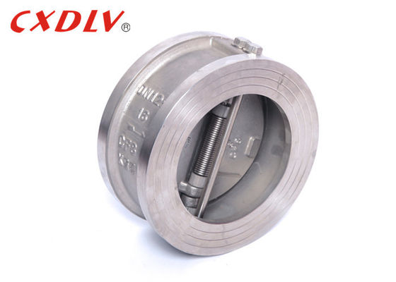 স্প্রিং ওয়েফার সঙ্গে দ্বৈত প্লেট সুইং পরিবেশগত বন্ধুত্বপূর্ণ ভালভ প্রজাপতি স্টাইল চেক