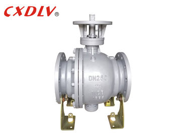 কার্বন ইস্পাত Trunnion মাউন্ট করা বল ভালভ স্টেইনলেস স্টীল প্রাকৃতিক তেল গ্যাস Firesafe সঙ্গে ফ্ল্যাঞ্জ শেষ