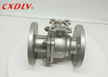 150LB Flanged স্টেইনলেস স্টীল বল ভালভ CF8M সরাসরি মাউন্টিং প্যাড