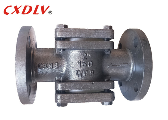 A216 WCB ফ্ল্যাঞ্জড সাইট গ্লাস 150LB RF টেম্পারড কোয়ার্টজ ইনলাইন ফ্লো ইন্ডিকেটর